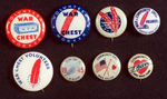 "WAR CHEST" BUTTON LOT.