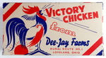 "VICTORY CHICKEN FROM DEE-JAY FARMS" CHICKEN BOX.