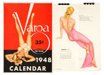 ALBERTO VARGAS 1948 PIN-UP CALENDAR WITH ENVELOPE.