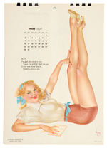 ALBERTO VARGAS 1948 PIN-UP CALENDAR WITH ENVELOPE.