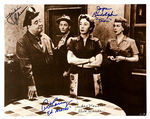 "THE HONEYMOONERS" CAST-SIGNED PHOTO PRINT.