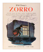 GUY WILLIAMS SIGNED ZORRO BOOK.