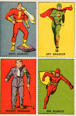 CAPTAIN MARVEL/FAWCETT CHARACTERS “COMIC STAMPS” SHEET.