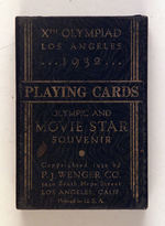 1932 LOS ANGELES OLYMPICS AND MOVIE STAR PLAYING CARDS.