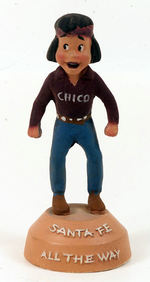 Sante Fe All The Way Chico Railroad Ad Figure