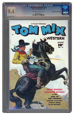 TOM MIX WESTERN #13 JANUARY 1949 CGC 9.4