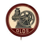 "OLDS" GASOLINE ENGINE BUTTON.