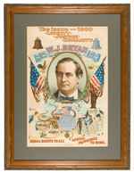 BRYAN 1900 OUTSTANDING AND CLASSIC CAMPAIGN POSTER.