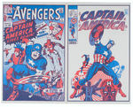 MARVEL COMICS CLASSIC COMIC BOOK COVER PREMIUM POSTER SET.