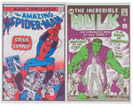 MARVEL COMICS CLASSIC COMIC BOOK COVER PREMIUM POSTER SET.