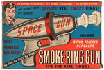 "SMOKE-RING GUN" BOXED SPACE GUN.