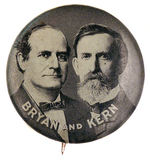 "BRYAN AND KERN" 1908 JUGATE.