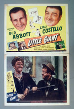 ABBOTT & COSTELLO "LITTLE GIANT" LOBBY CARD LOT.