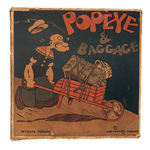 "POPEYE & BAGGAGE" TIN WIND-UP WITH BOX.