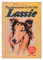 “THE ADVENTURES OF MGM’S LASSIE” RED HEART DOG FOOD PREMIUM COMIC BOOK W/LASSIE 1ST COMIC APPEARANCE
