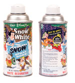 "SNOW WHITE SNOW SPRAY BOMB" CAN.