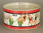 "THREE LITTLE PIGS" DRUM.