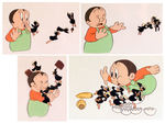 "WHAT PRICE PORKY" COLORIZED ANIMATION CELS.