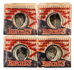 "THE BEATLES LONG EATING LICORICE RECORD" DISPLAY BOX WITH CANDY.