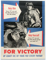 "HELP HIM/HELP YOURSELF/FOR VICTORY" WAR BOND POSTER.