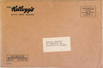 "KELLOGG'S PEP WARPLANE PICTURES" SET OF SIX W/ENVELOPE.