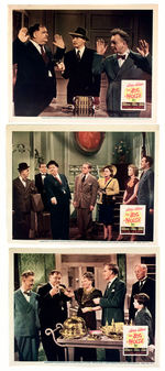 LAUREL & HARDY "THE BIG NOISE" LOBBY CARD LOT.