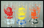 SNOW WHITE MUSICAL NOTES SERIES CANADIAN VARIETY GLASSES.