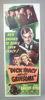 Dick Tracy Meets Gruesome Boris Karloff Lobby Card & Poster