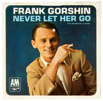 FRANK GORSHIN “THE RIDDLER” 45-RPM RECORD ALBUM WITH PHOTO SLEEVE.