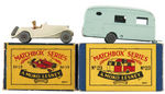 MATCHBOX/LESNEY EARLY BOXED DIECAST LOT OF FOUR.