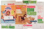 "POST TOASTIES CORN FLAKES" CEREAL BOX FLAT W/MAGIC TRICK PACKAGE.