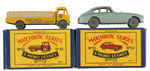 MATCHBOX/LESNEY EARLY BOXED DIECAST LOT OF THREE.