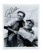 JAWS SIGNED PUBLICITY PHOTO PAIR.