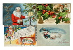 CHRISTMAS/SANTA POSTCARDS.