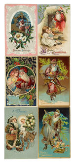 CHRISTMAS/SANTA POSTCARDS.