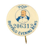 BUFFALO EVENING NEWS 1930s CONTEST BUTTON.