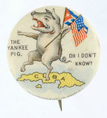 CLASSIC "YANKEE PIG" 1898 WAR CARTOON.