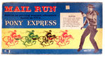 "MAIL RUN - PONY EXPRESS" BOXED GAME.