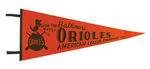 BALTIMORE ORIOLES 1966 AMERICAN LEAGUE CHAMPIONS PENNANTS.