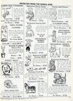 “GORDON NOVELTY COMPANY” WHOLESALE CATALOGUE AUGUST 1962.