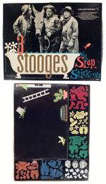 "THREE STOOGES SLAP-STICK-ON" COLORFORMS SET.