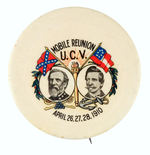 RARE CONFEDERATE "MOBILE REUNION U.C.V." FROM 1910.