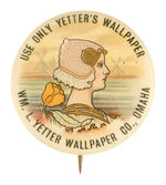 ART NOUVEAU BEAUTY FOR "YETTER WALLPAPER CO." FROM HAKE COLLECTION & CPB.