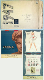 "ESQUIRE'S 1947 VARGA CALENDAR YEARBOOK" W/ENVELOPE.