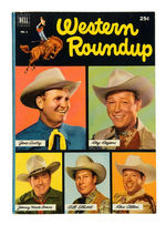 DELL GIANT "WESTERN ROUNDUP" FIRST ISSUE.