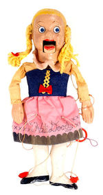 HOWDY DOODY'S SISTER HEIDI DOODY PUPPET.