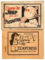 "EUGENE THE JEEP IN PRECAUTION/WIMPY IN THE TEMPTRESS" X-RATED 8-PAGER PAIR.