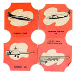 "HANDBOOK FOR JUNIOR AIRCRAFT SPOTTERS" ALBUM W/LARGE GROUP OF BREAD END LABELS.