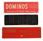 "COCA-COLA" DOMINOES/PENCIL BOX.