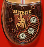 "BILTRITE HEELS & SOLES" EMBOSSED SHOE REPAIR SHOP THERMOMETER.